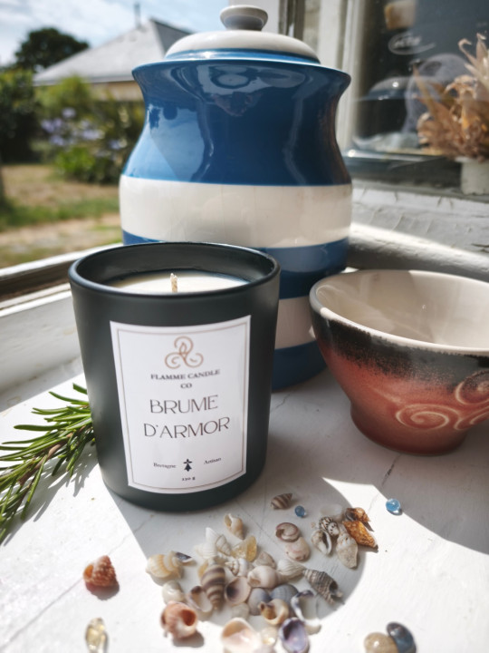 Brume d'Armor - Bougie parfumée artisanale fabriquée en Bretagne