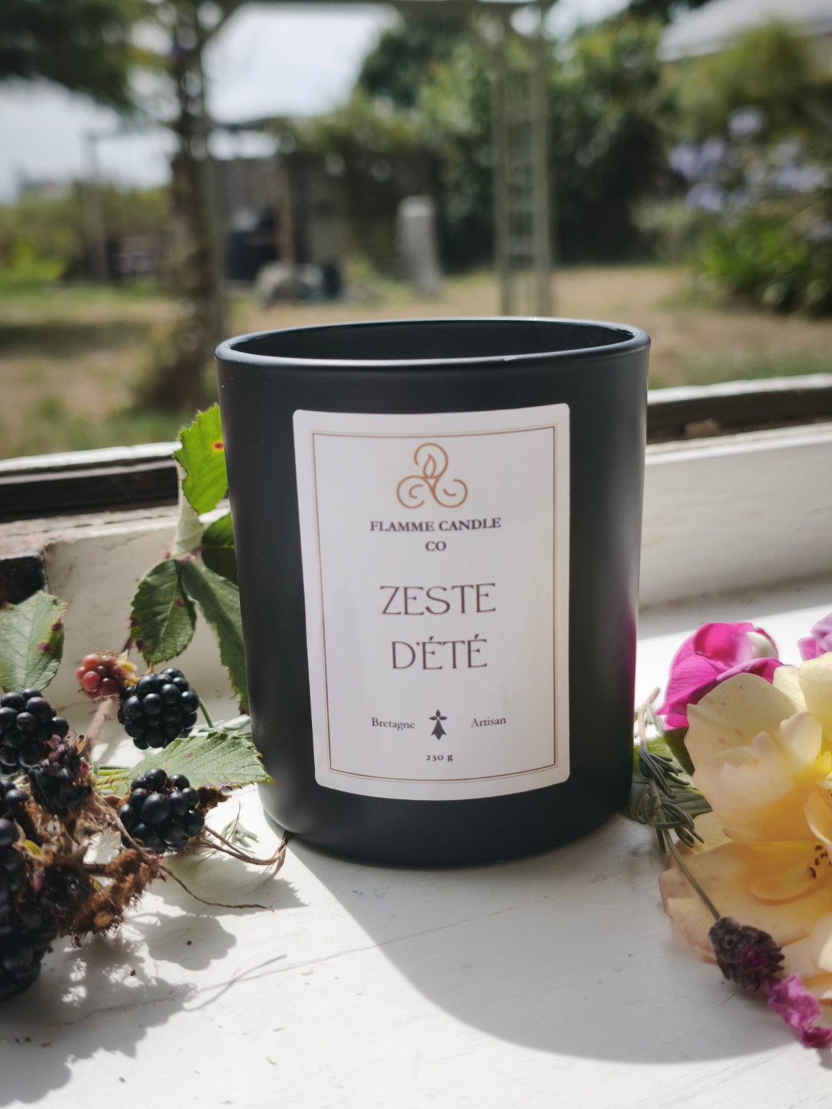 Zeste d'Été - Bougie parfumée artisanale fabriquée en Bretagne