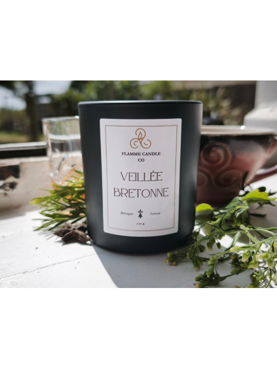 Veillée Bretonne - Bougie parfumée artisanale fabriquée en Bretagne