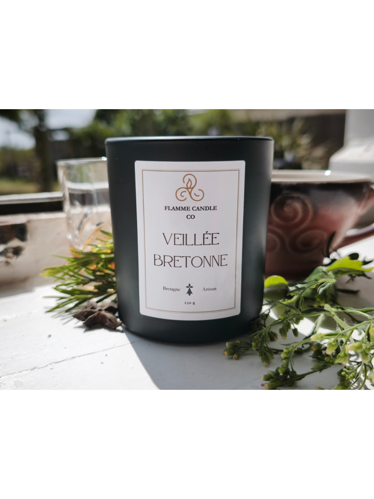Veillée Bretonne - Bougie parfumée artisanale fabriquée en Bretagne