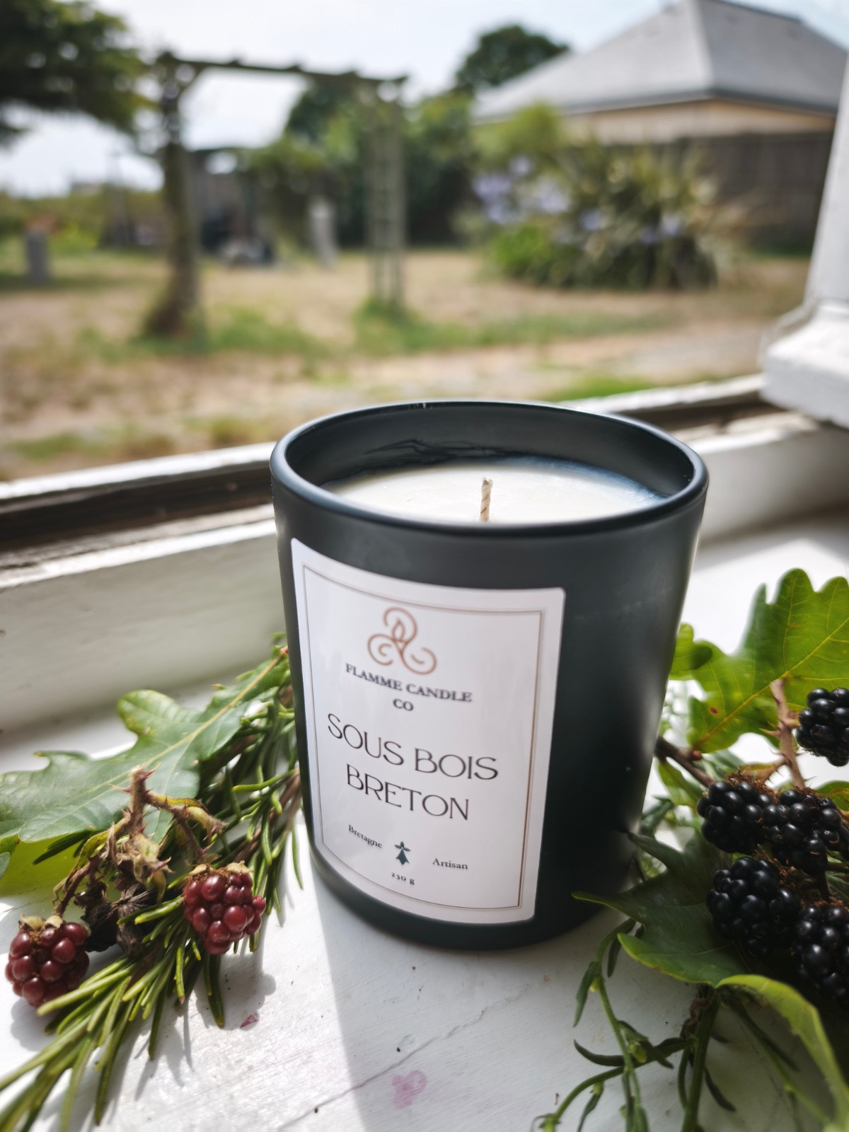 Sous Bois Breton - Bougie parfumée artisanale fabriquée en Bretagne