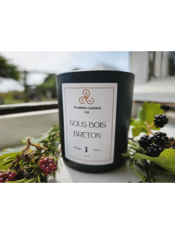 Sous Bois Breton - Bougie parfumée artisanale fabriquée en Bretagne