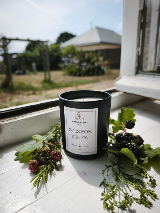 Sous Bois Breton - Bougie parfumée artisanale fabriquée en Bretagne