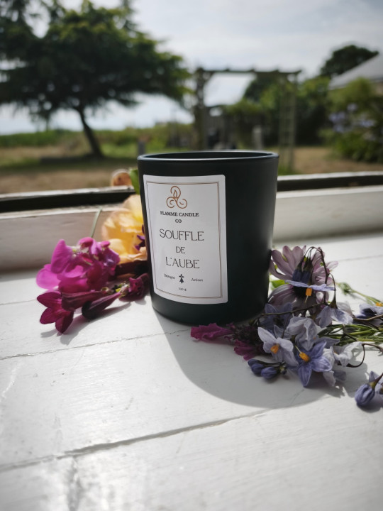 Souffle de l'Aube - Bougie parfumée artisanale fabriquée en Bretagne