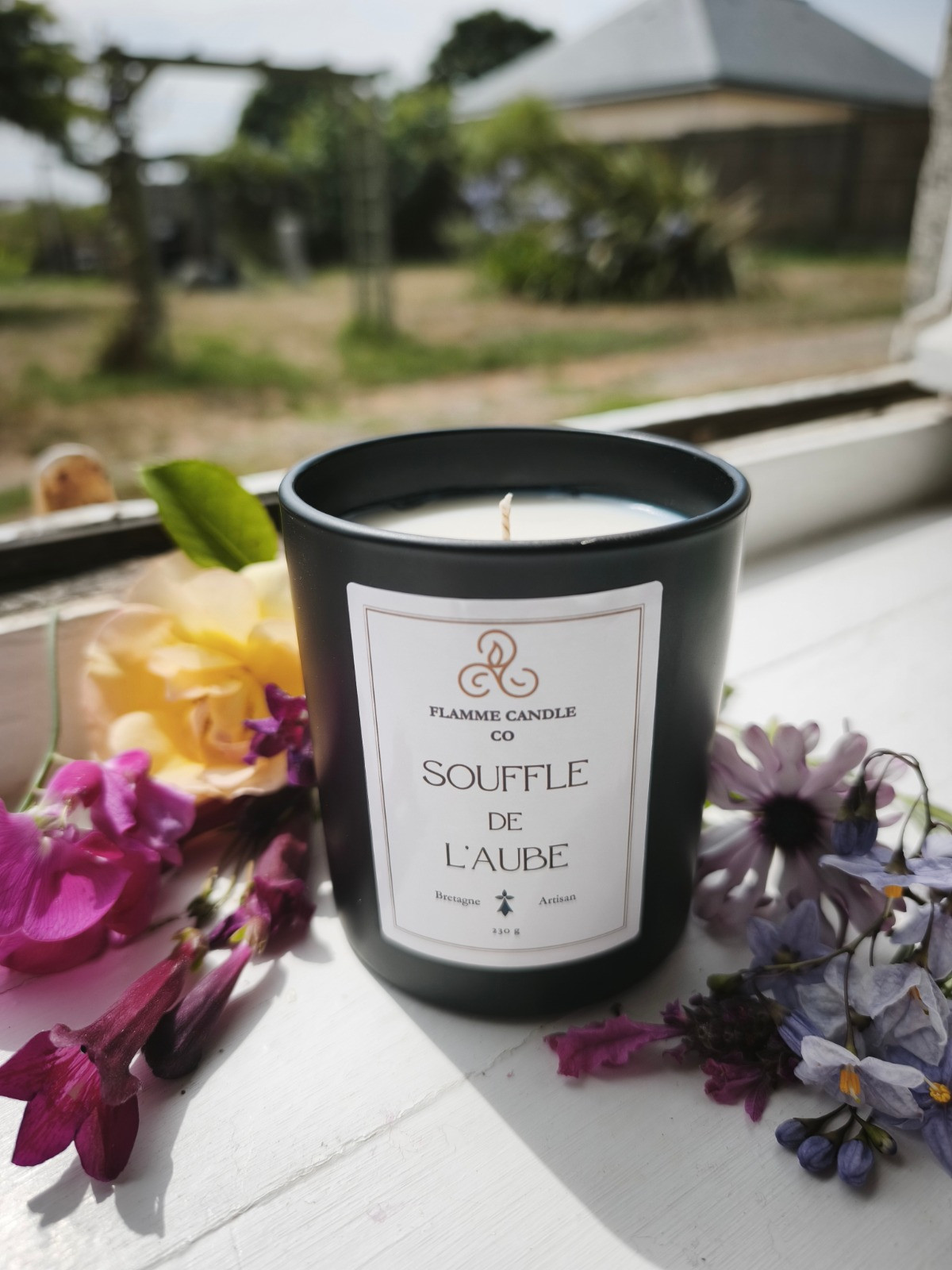 Souffle de l'Aube - Bougie parfumée artisanale fabriquée en Bretagne