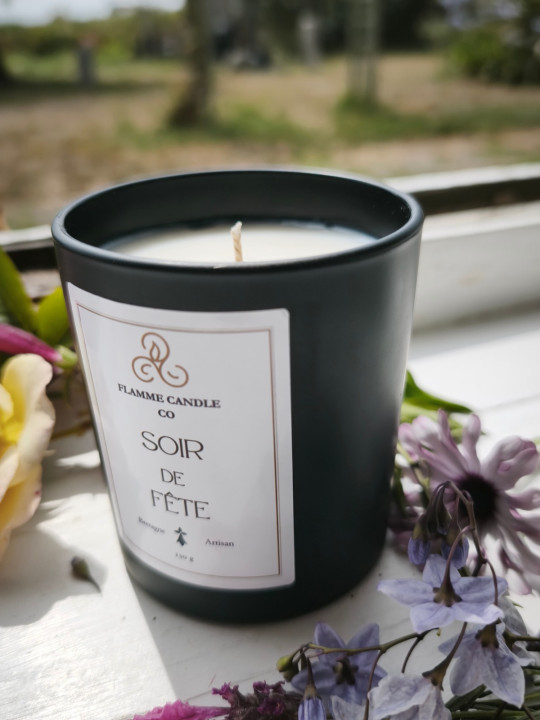 Soir de Fête - Bougie parfumée artisanale fabriquée en Bretagne