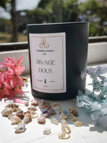 Rivage Doux - Bougie parfumée artisanale fabriquée en Bretagne