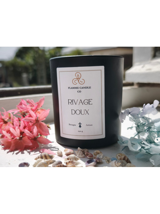 Rivage Doux - Bougie parfumée artisanale fabriquée en Bretagne