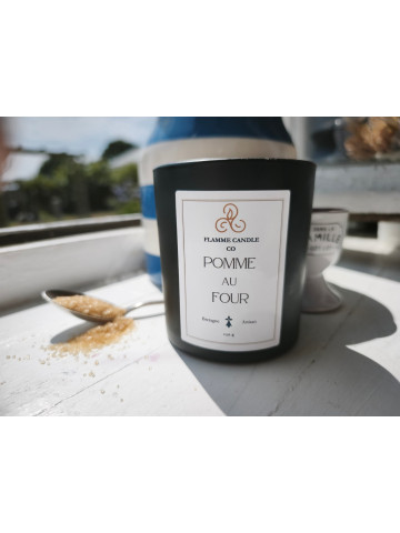 Pomme au Four - Bougie parfumée artisanale fabriquée en Bretagne