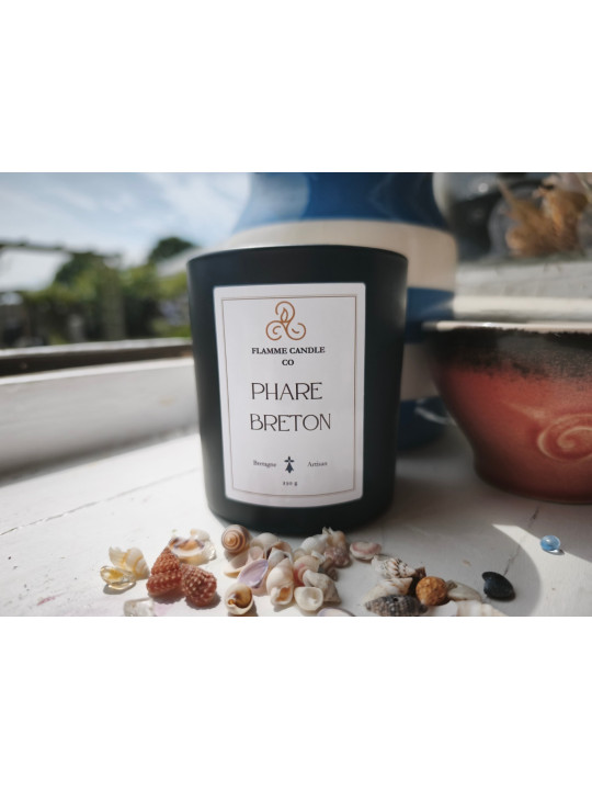 Phare Breton - Bougie parfumée artisanale fabriquée en Bretagne