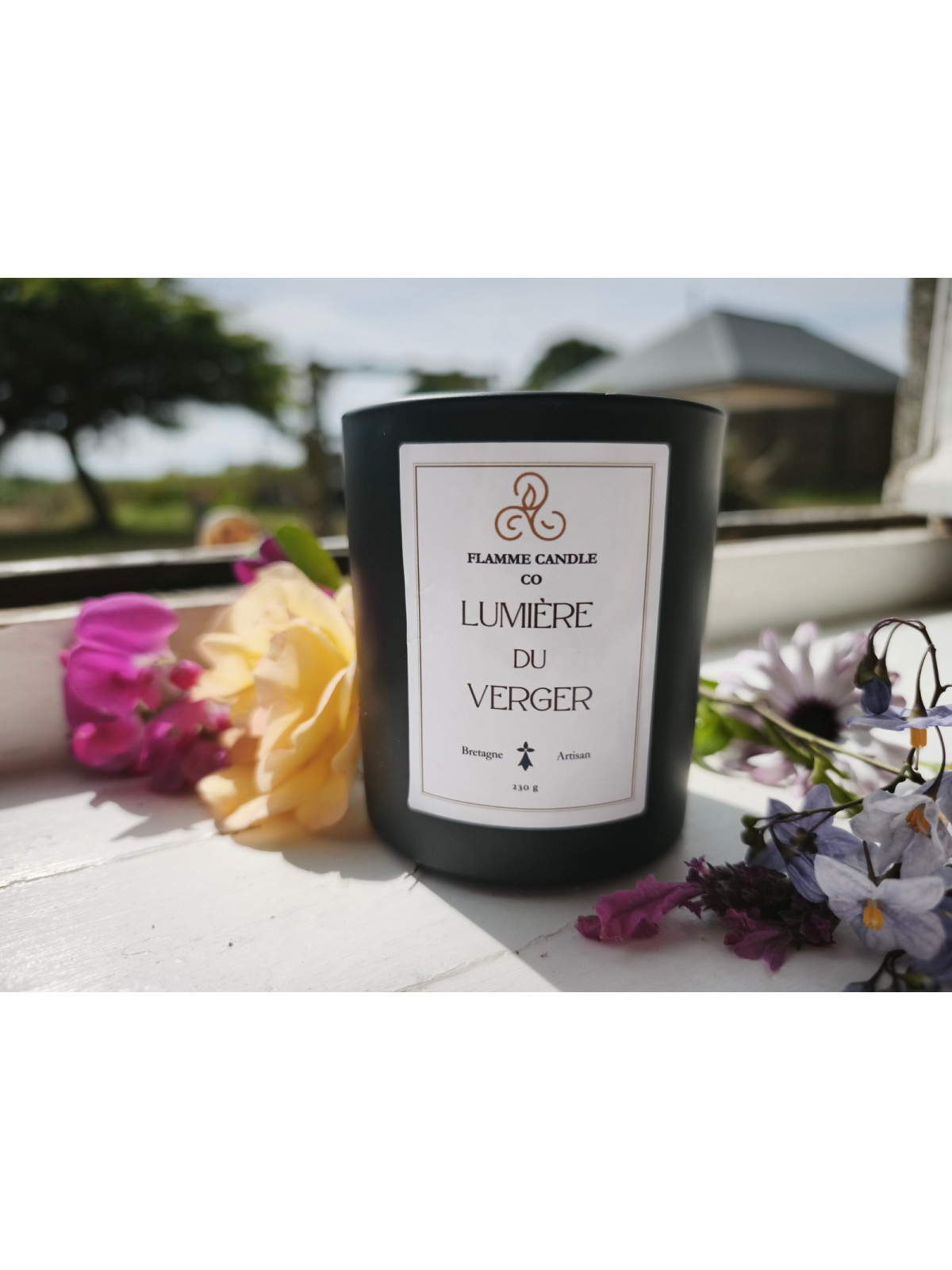 Lumière du Verger - Bougie parfumée artisanale fabriquée en Bretagne