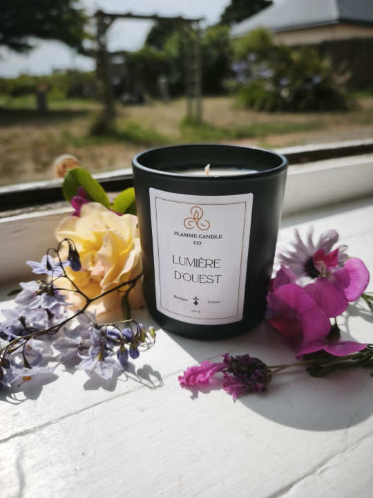 Lumière d'Ouest - Bougie parfumée artisanale fabriquée en Bretagne