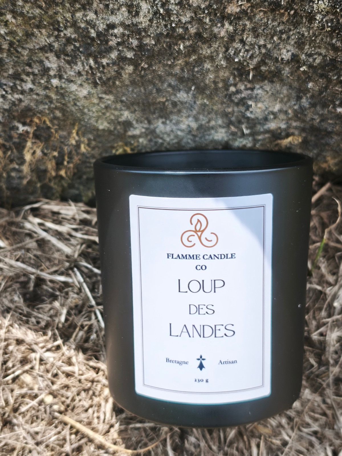 Loup des Landes - Bougie parfumée artisanale fabriquée en Bretagne