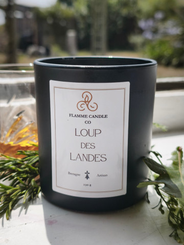 Loup des Landes - Bougie parfumée artisanale fabriquée en Bretagne