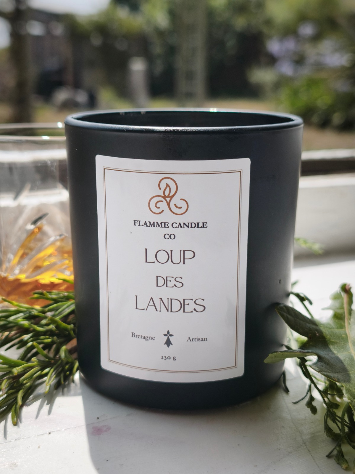 Loup des Landes - Bougie parfumée artisanale fabriquée en Bretagne