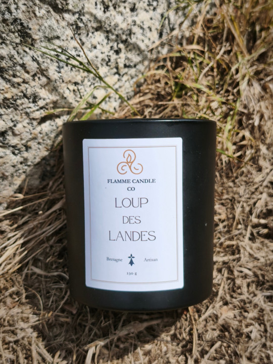 Loup des Landes - Bougie parfumée artisanale fabriquée en Bretagne