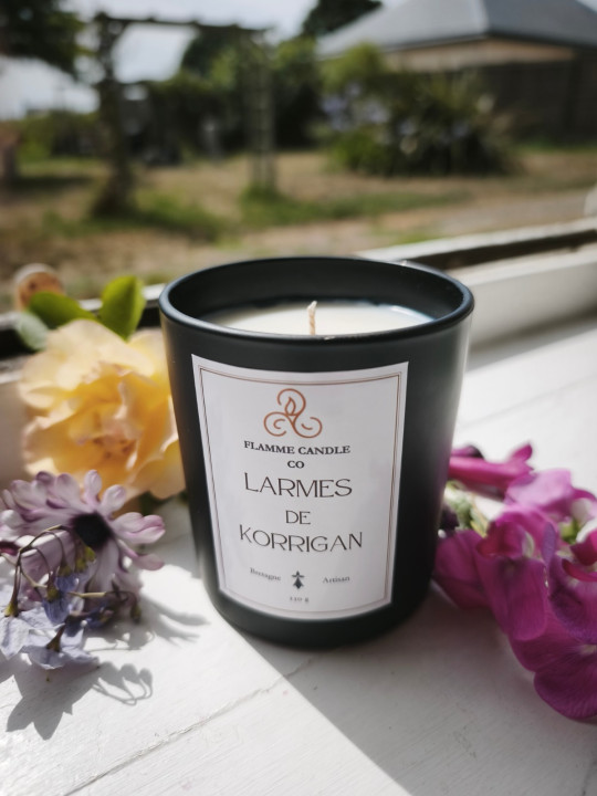 Larmes de Korrigan - Bougie parfumée artisanale fabriquée en Bretagne