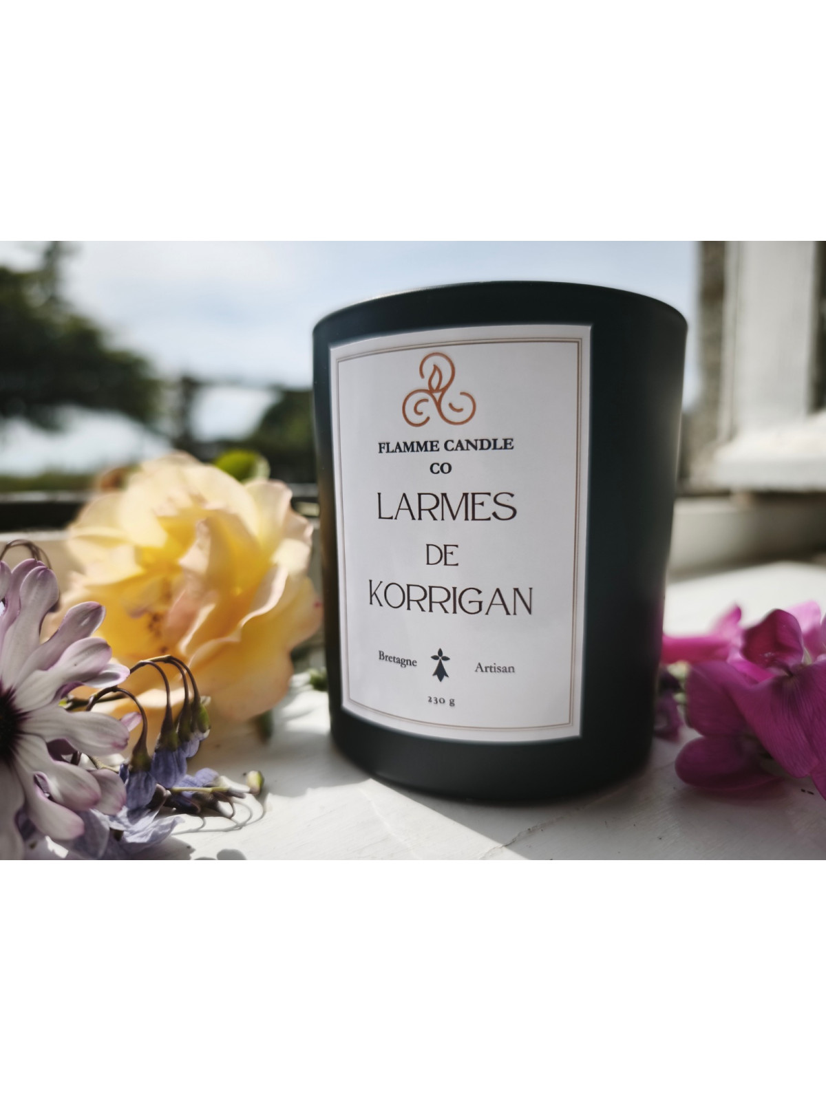 Larmes de Korrigan - Bougie parfumée artisanale fabriquée en Bretagne
