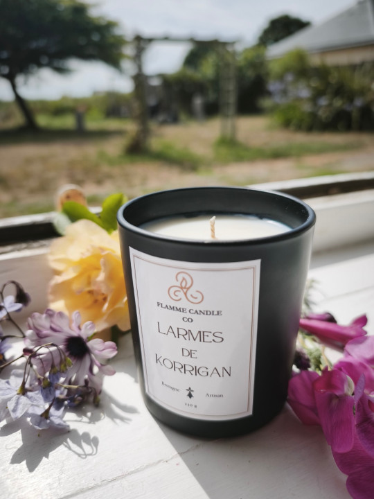 Larmes de Korrigan - Bougie parfumée artisanale fabriquée en Bretagne