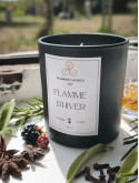 Flamme d'Hiver - Bougie parfumée artisanale fabriquée en Bretagne