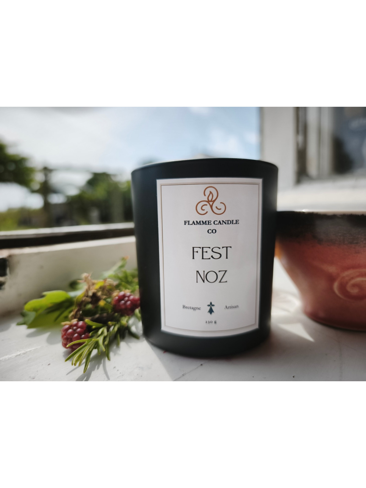 Fest Noz - Bougie parfumée artisanale fabriquée en Bretagne