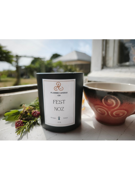 Fest Noz - Bougie parfumée artisanale fabriquée en Bretagne
