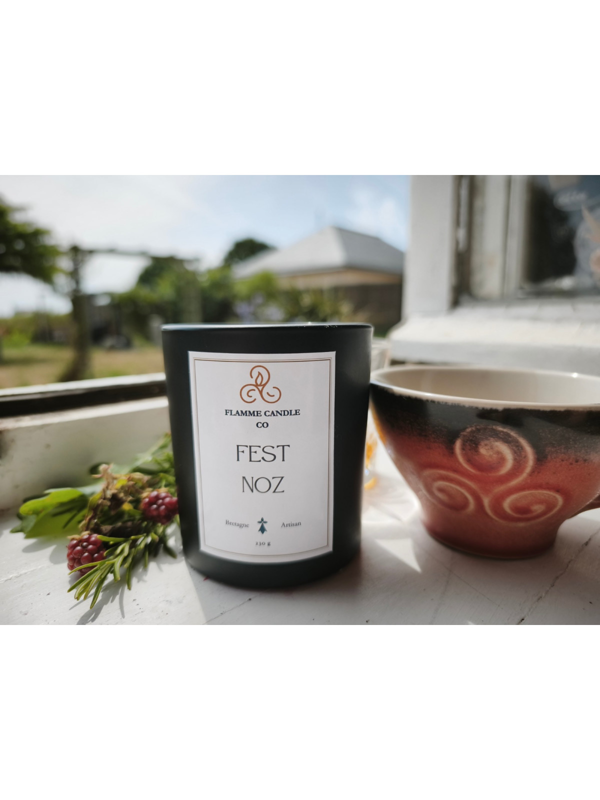 Fest Noz - Bougie parfumée artisanale fabriquée en Bretagne