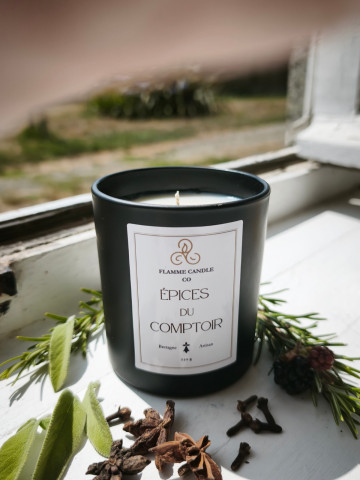 Épices du Comptoir - Bougie parfumée artisanale fabriquée en Bretagne