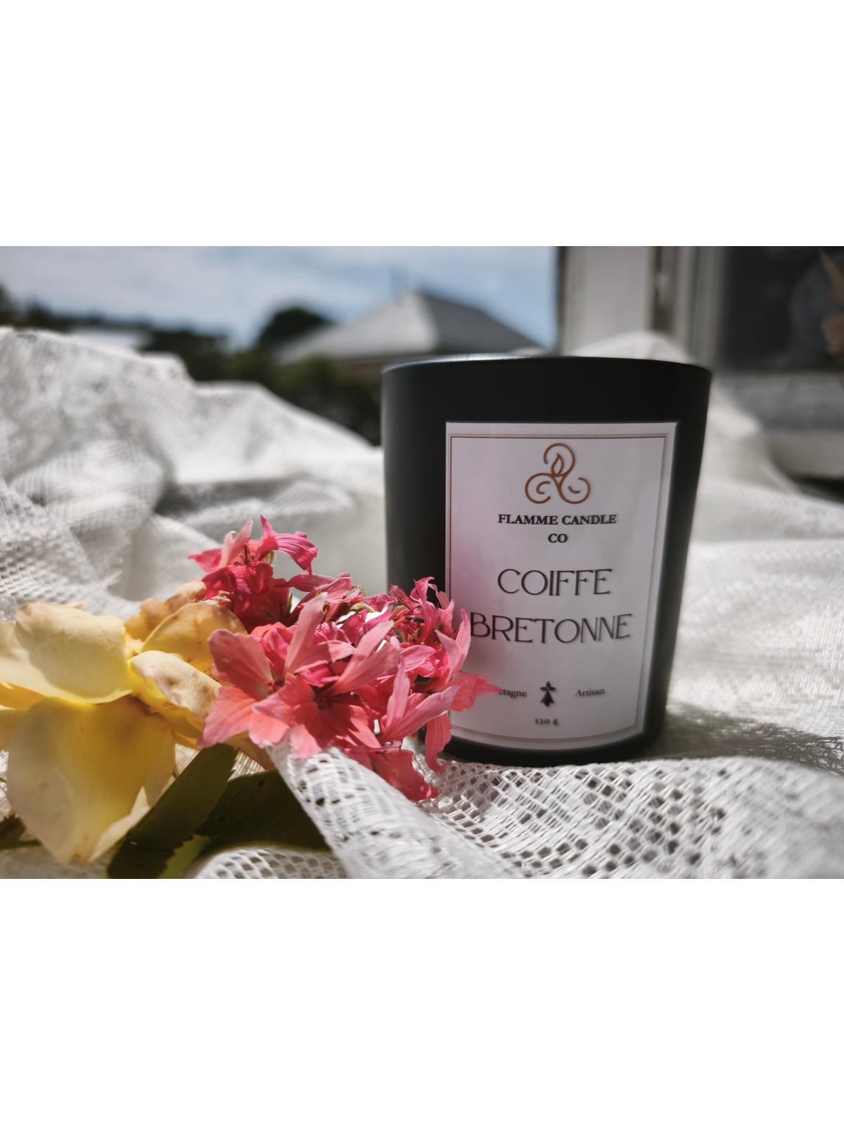 Coiffe Bretonne - Bougie parfumée artisanale fabriquée en Bretagne