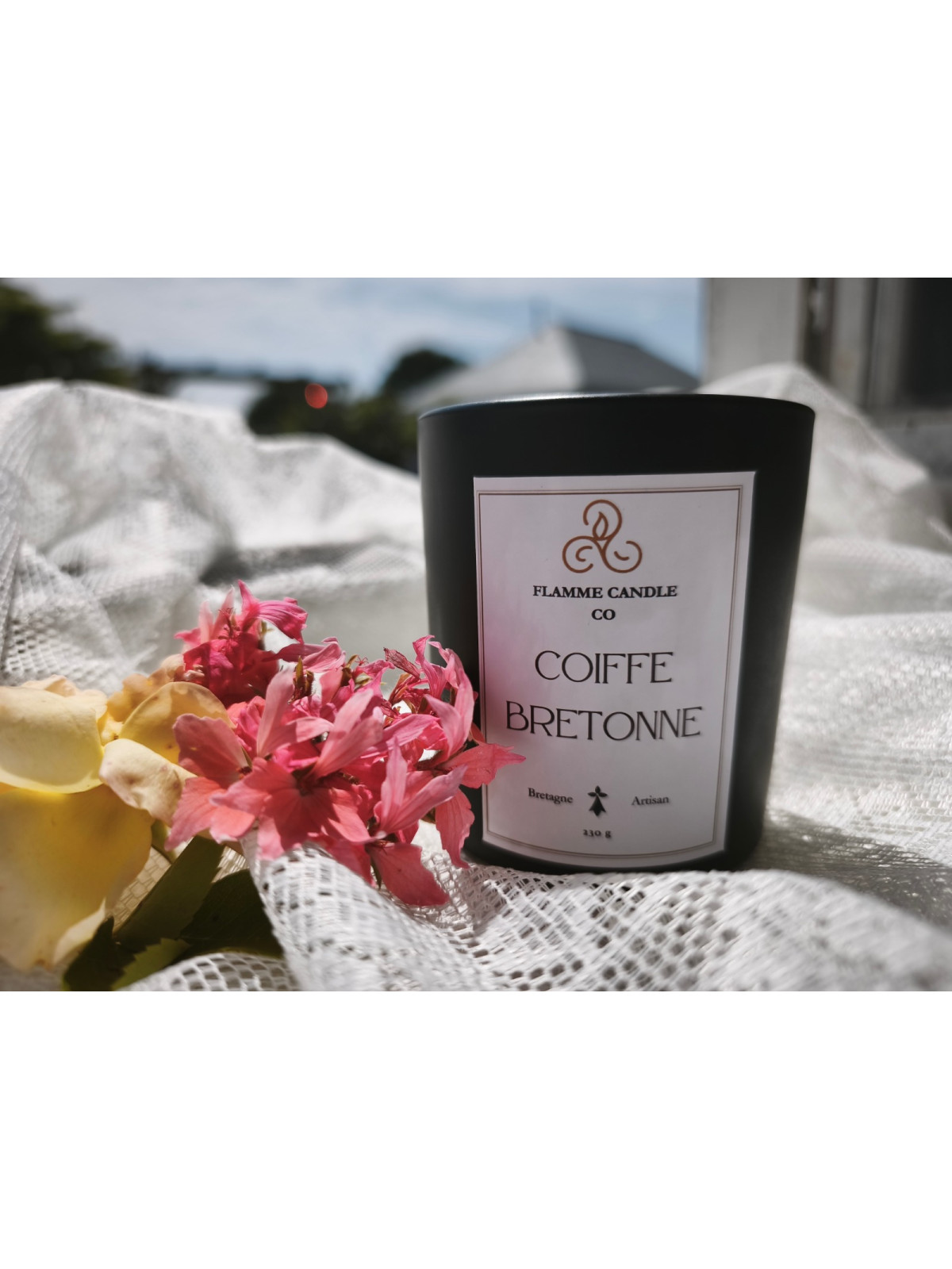 Coiffe Bretonne - Bougie parfumée artisanale fabriquée en Bretagne
