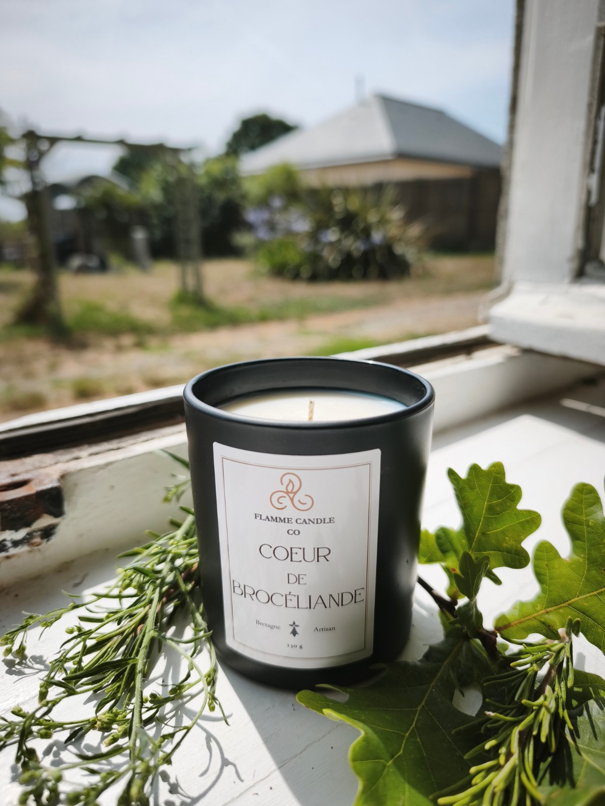 Cœur de Brocéliande - Bougie parfumée artisanale fabriquée en Bretagne