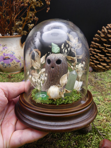 Gardienne des bois - mini monde végétal 