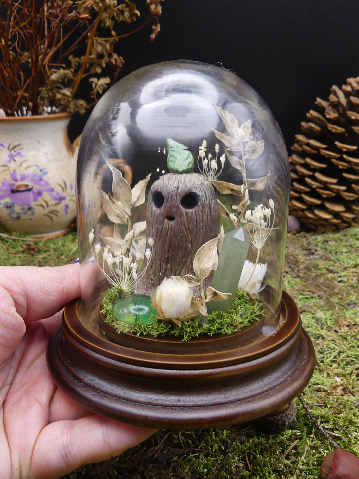 Gardienne des bois - mini monde végétal 