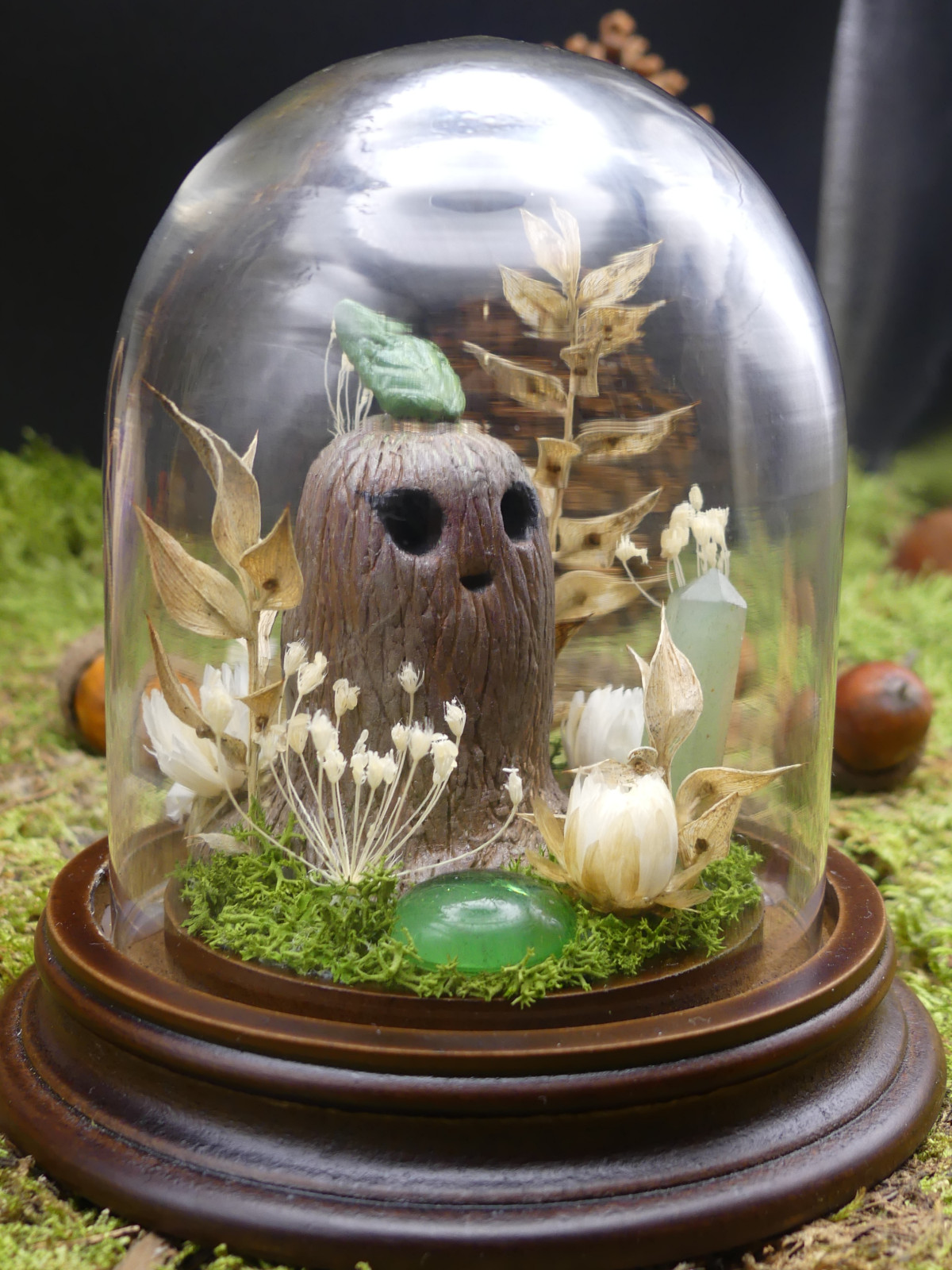 Gardienne des bois - mini monde végétal 