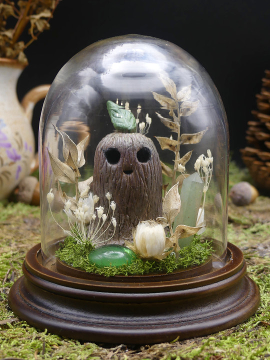 Gardienne des bois - mini monde végétal 