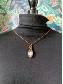 collier micromacramé pierre agate
