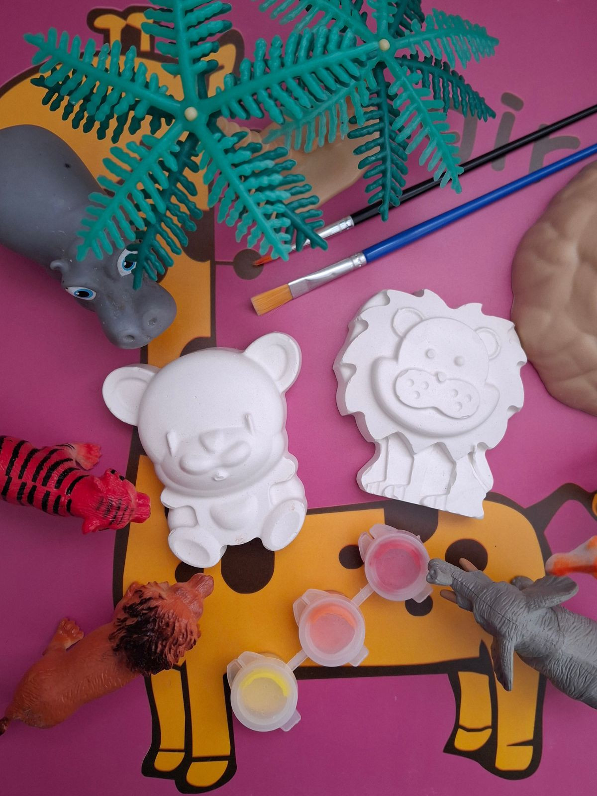 Coffret créatif - Thème Lion/Ours
