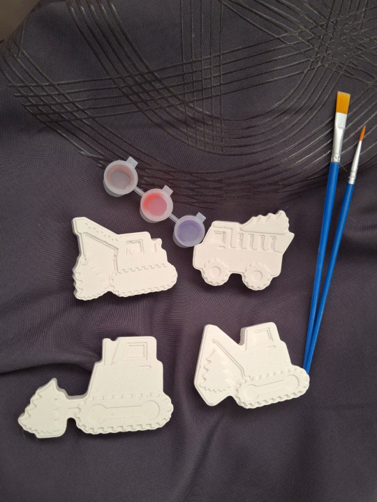 Coffret créatif - Thème Engins de chantier
