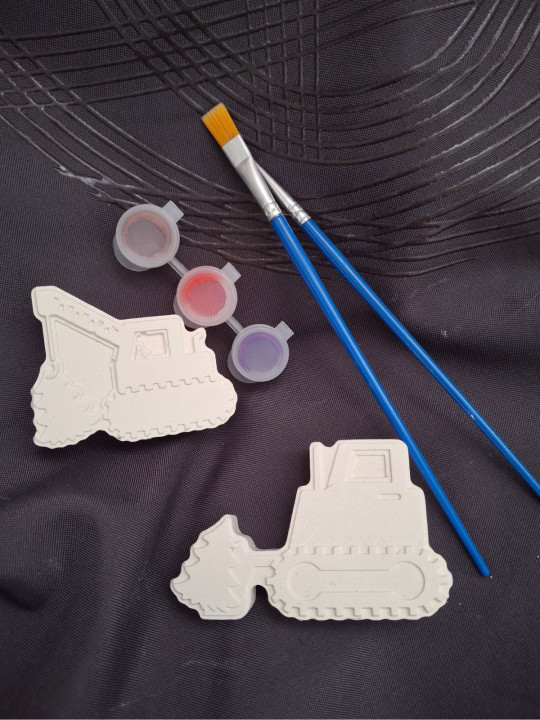 Coffret créatif - Thème Engins de chantier