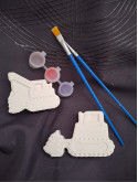 Coffret créatif - Thème Engins de chantier