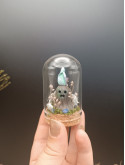 Mini monde sous cloche ~ Gardien bleu