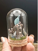Mini monde sous cloche ~ Gardien bleu