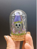 Mini monde sous cloche ~ Gardien violet