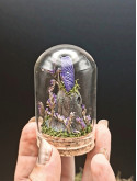Mini monde sous cloche ~ Gardien violet