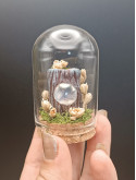 Mini monde sous cloche ~ Arbre enchanté beige
