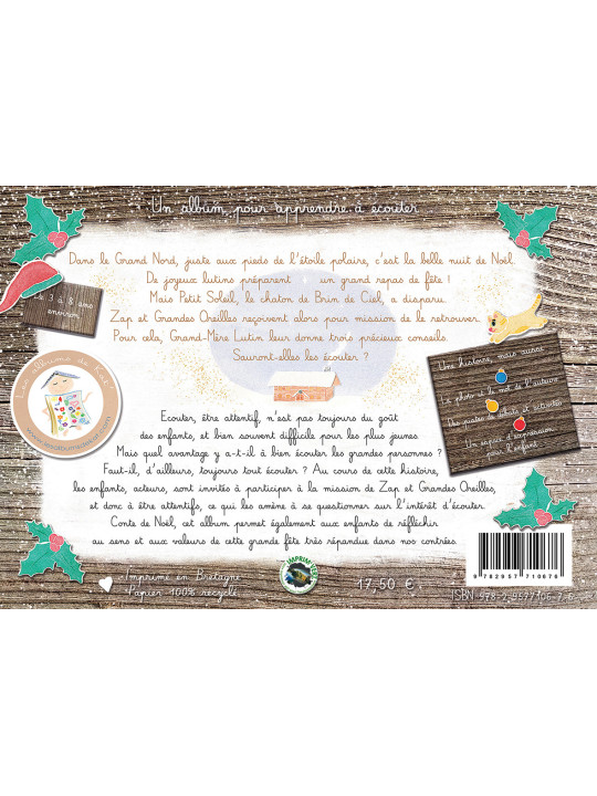 Grandes Oreilles - Album jeunesse/livre enfant 3-8 ans - Kat'