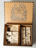 Coffret d’éveil en bois – Lettres & Animaux