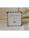 Coffret Jetons Étapes Bébé en Bois – 12 Mois | Avalenn Créations