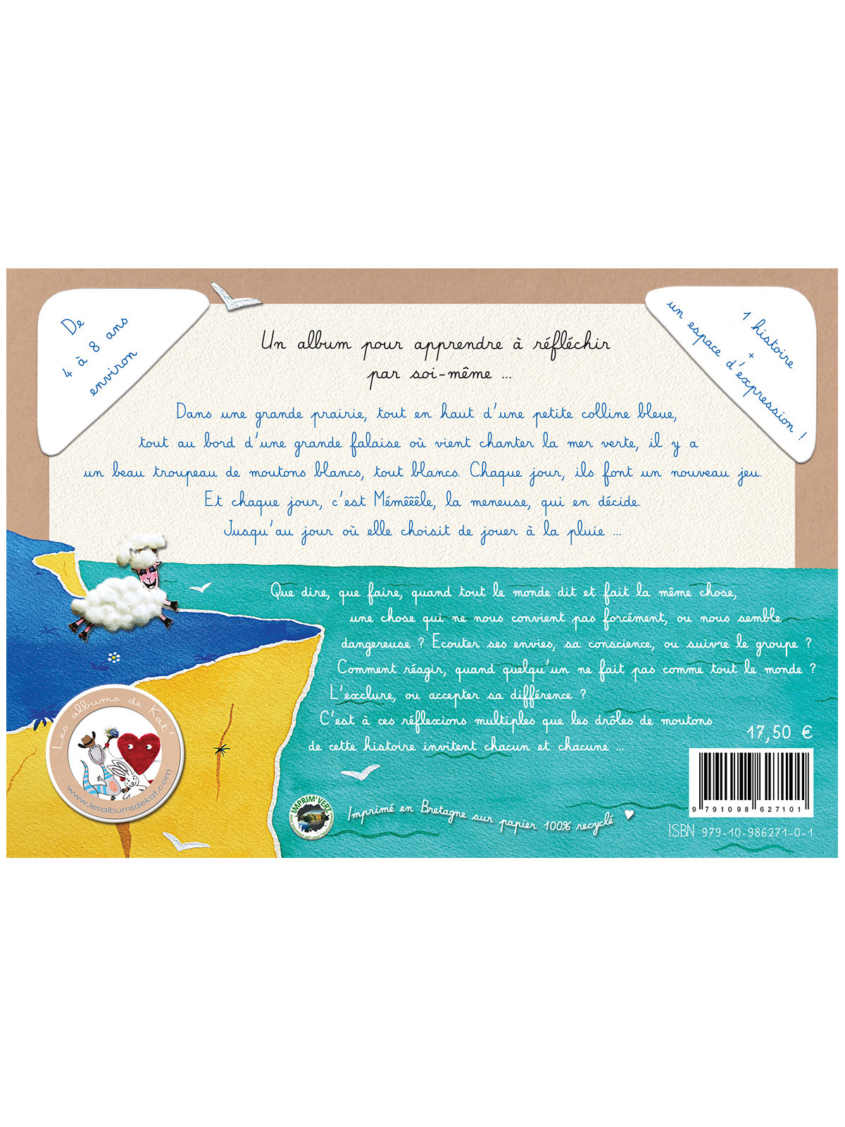 La pluie de moutons - Album jeunesse/Livre enfant 4-8 ans - Kat'