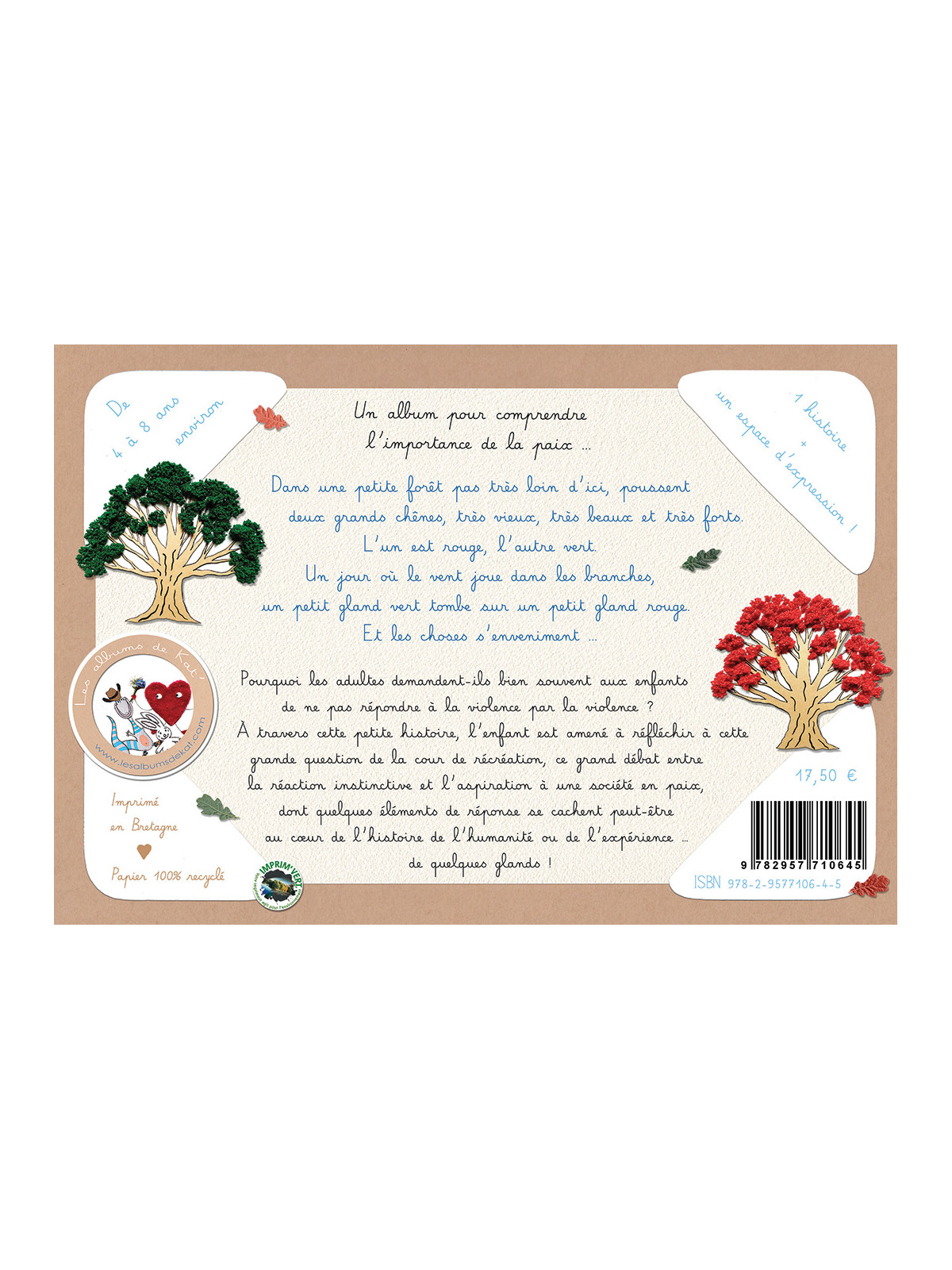 La guerre des glands - Album jeunesse/Livre enfant 4-8ans - Kat'